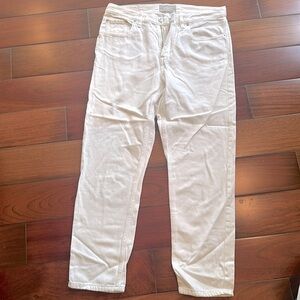 Everlane straight leg white jeans NWOT